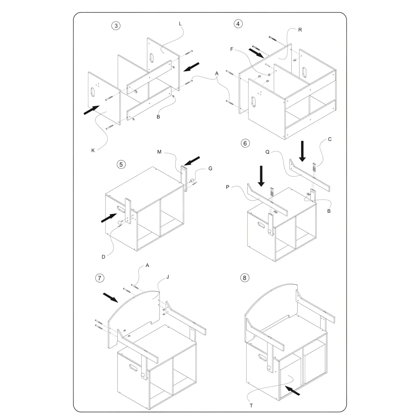 3 en 1 Banco para juguetes de madera convertible escritorio con dos cestas almacenamiento la Patrulla Canina - Pupitre