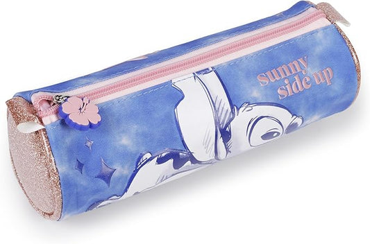 Estuche redondo STITCH- Perfecta para el Cole 22CM