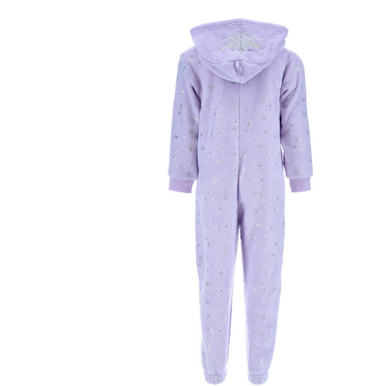 Mono pijama Frozen Anna y Elsa lila 8 años