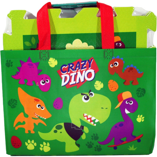 Alfombra Puzzle goma eva 9PZS c/bolsa CRAZY DINO - infantil