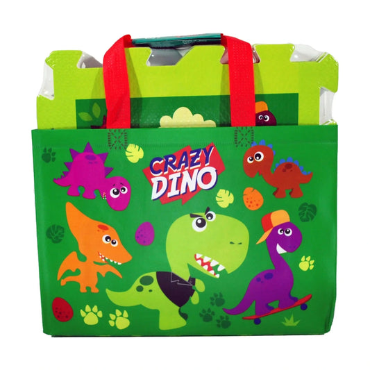 Alfombra Puzzle goma eva 9PZS c/bolsa CRAZY DINO - infantil