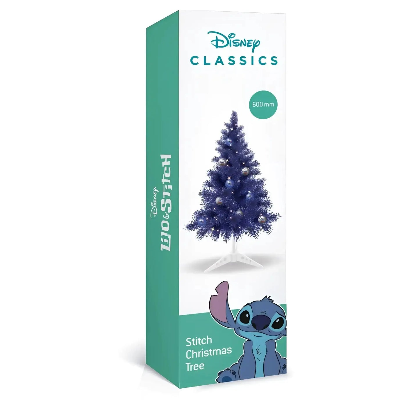 Árbol de navidad mesa con adornos y luces LILO & STITCH 60CM