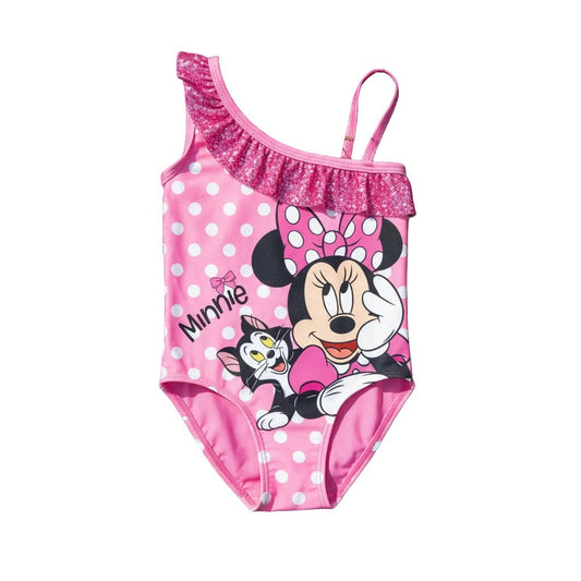 Bañador niña infantil Minnie Mouse Disney rosa 3/4 (98/104cm)