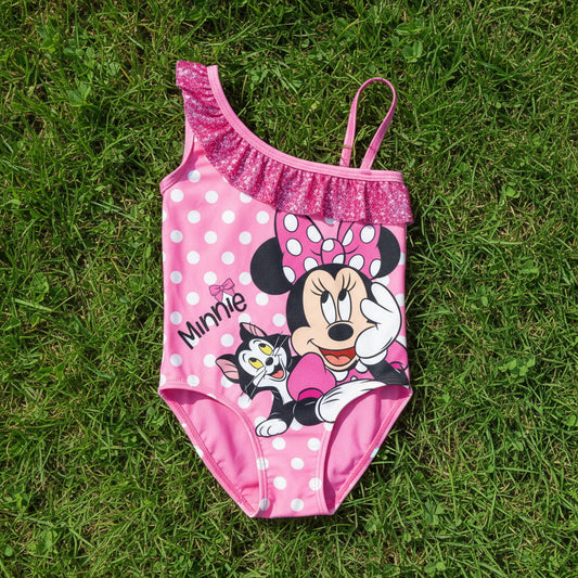 Bañador niña infantil Minnie Mouse Disney rosa 7/8 (122/128cm)