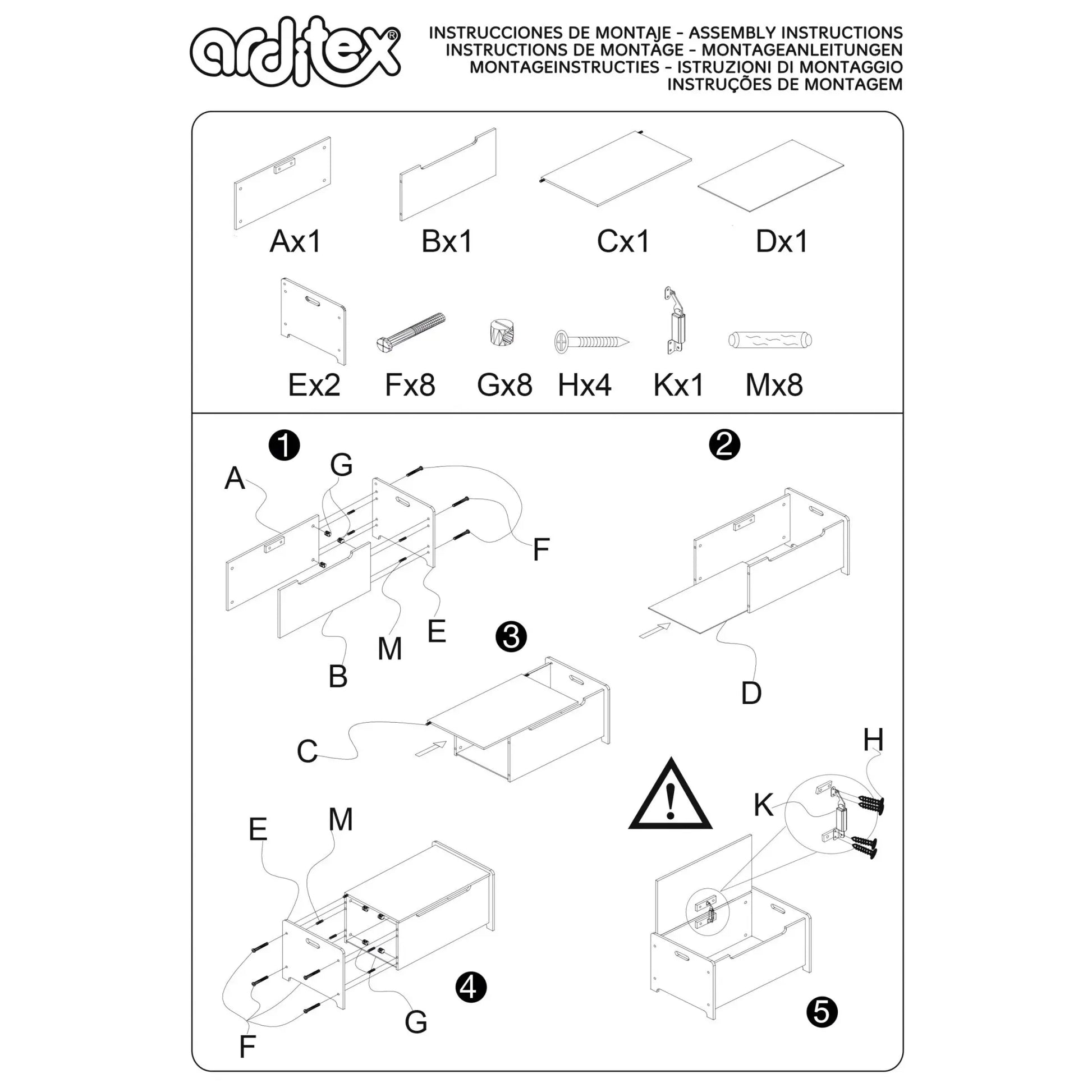Banco infantil para juguetes de Mickey Disney