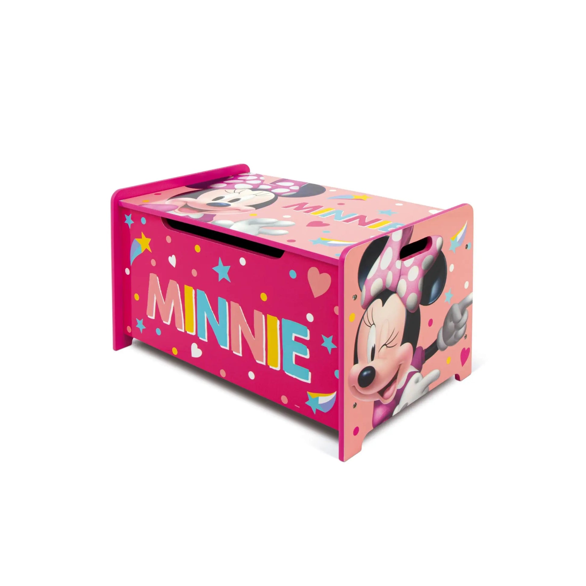 Banco infantil para juguetes de Minnie Mouse