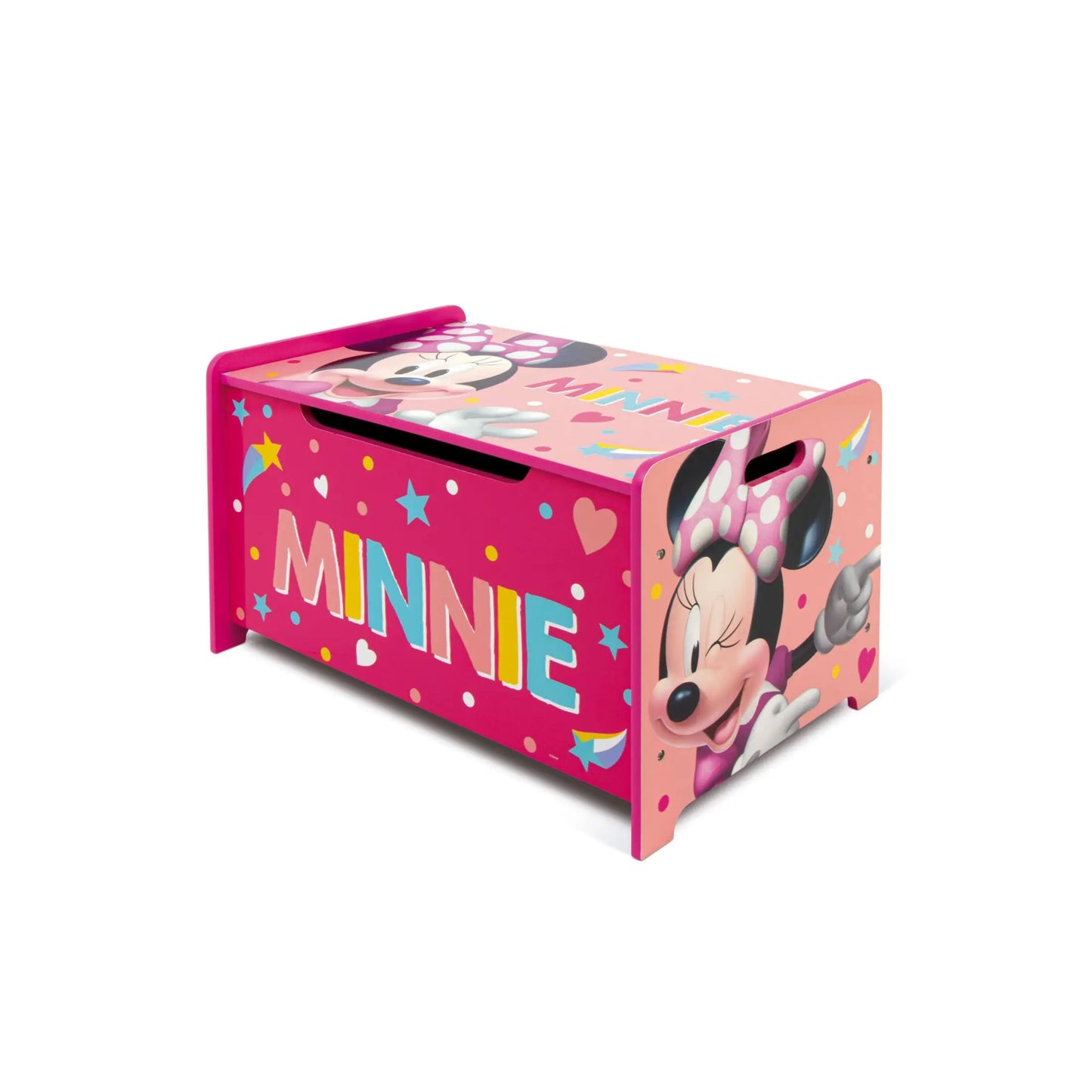 Banco infantil para juguetes de Minnie Mouse