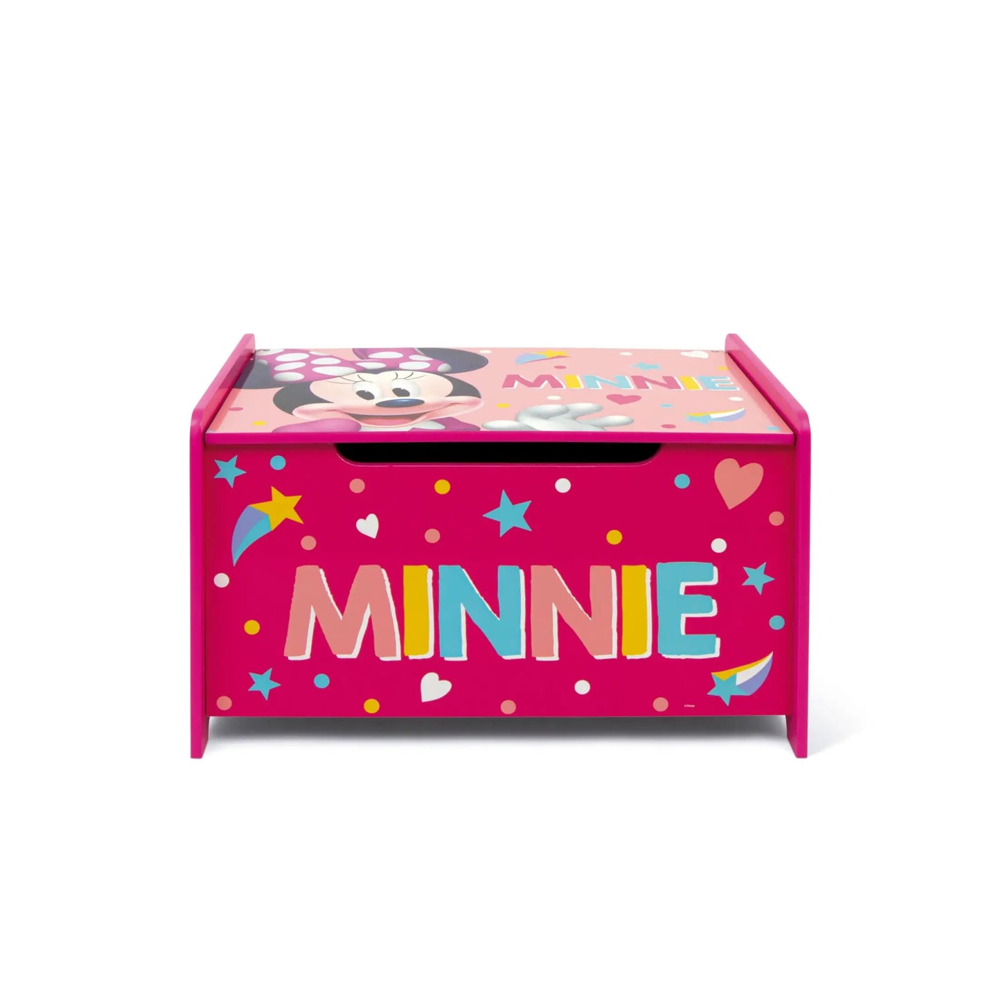 Banco infantil para juguetes de Minnie Mouse