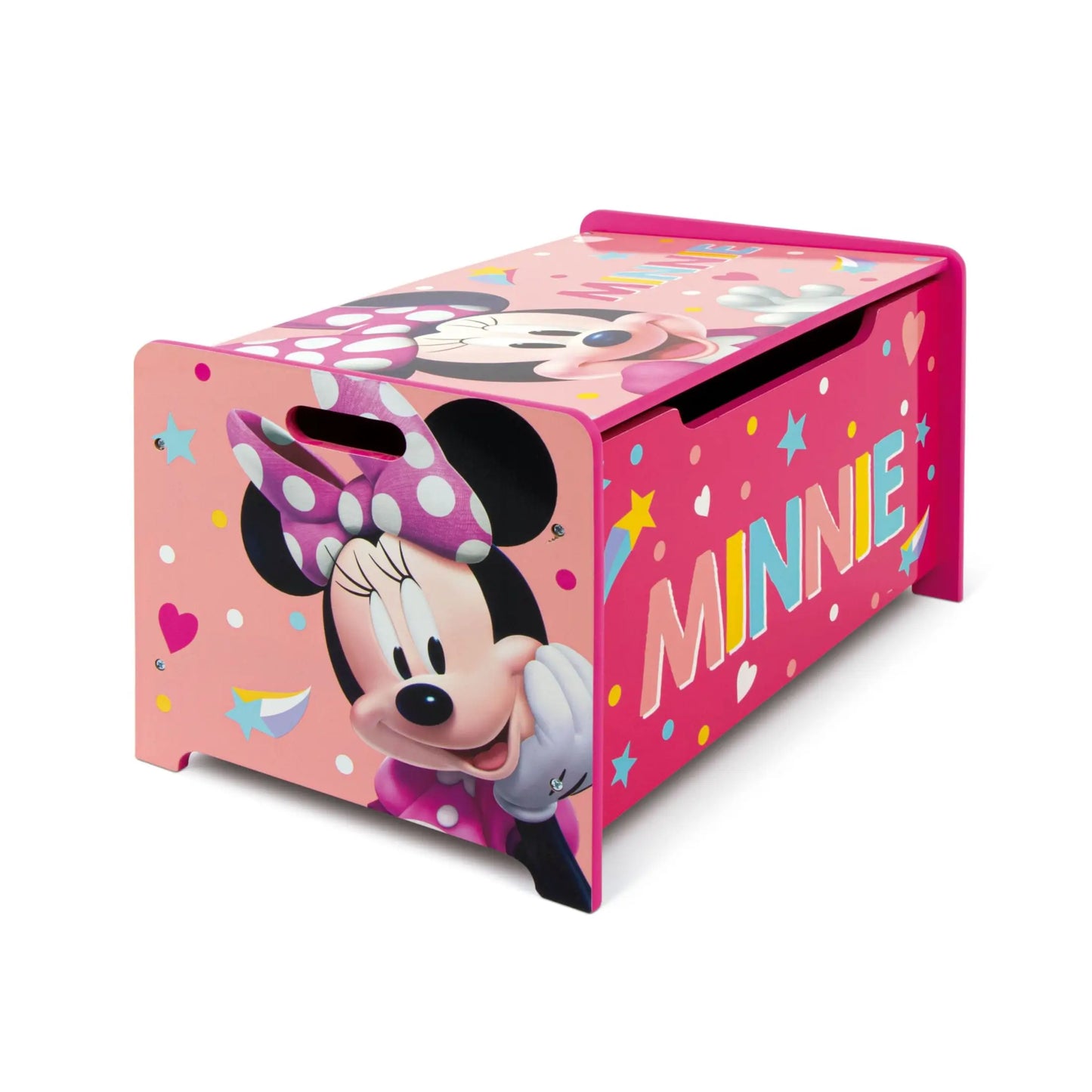 Banco infantil para juguetes de Minnie Mouse