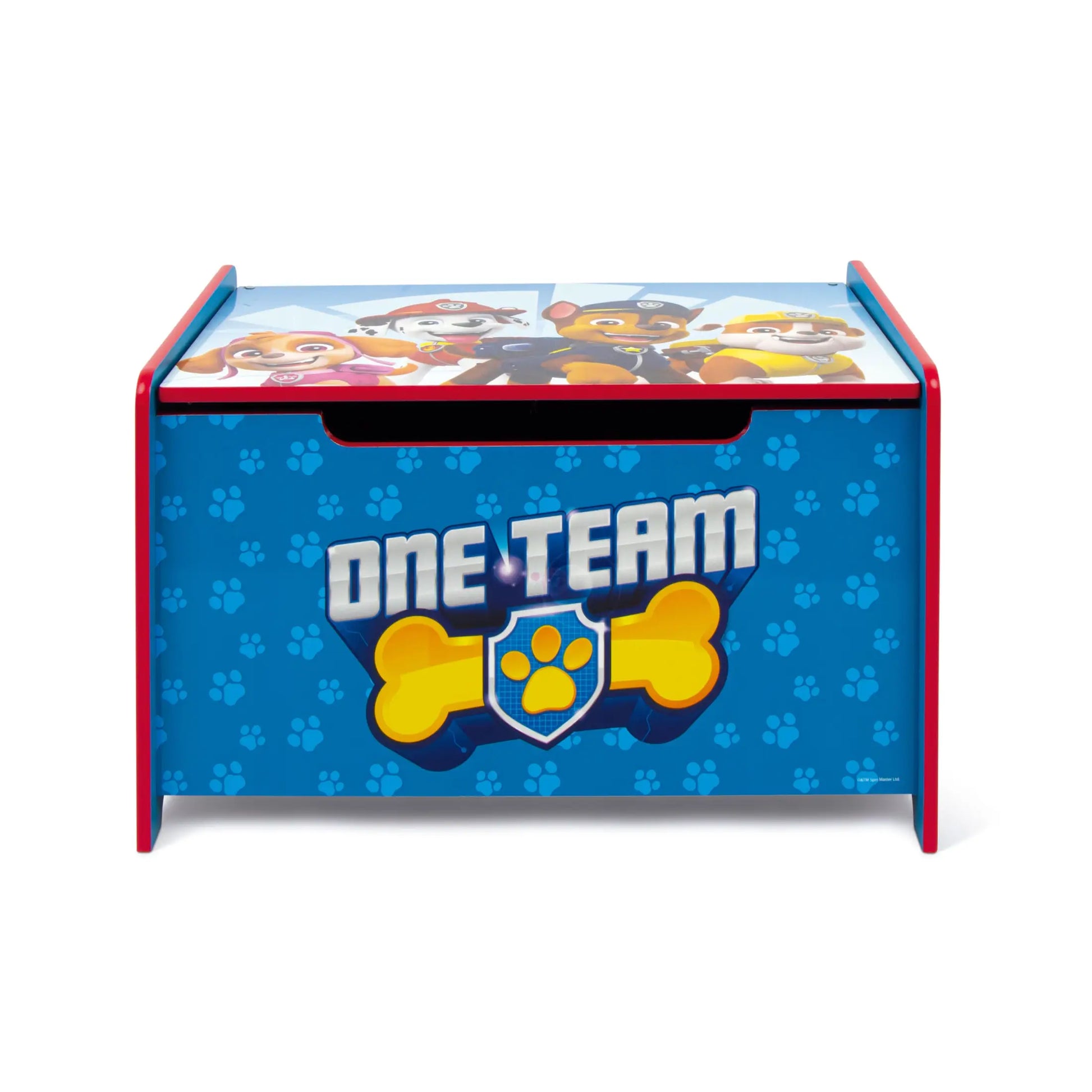 Banco infantil para juguetes de la Patrulla Canina