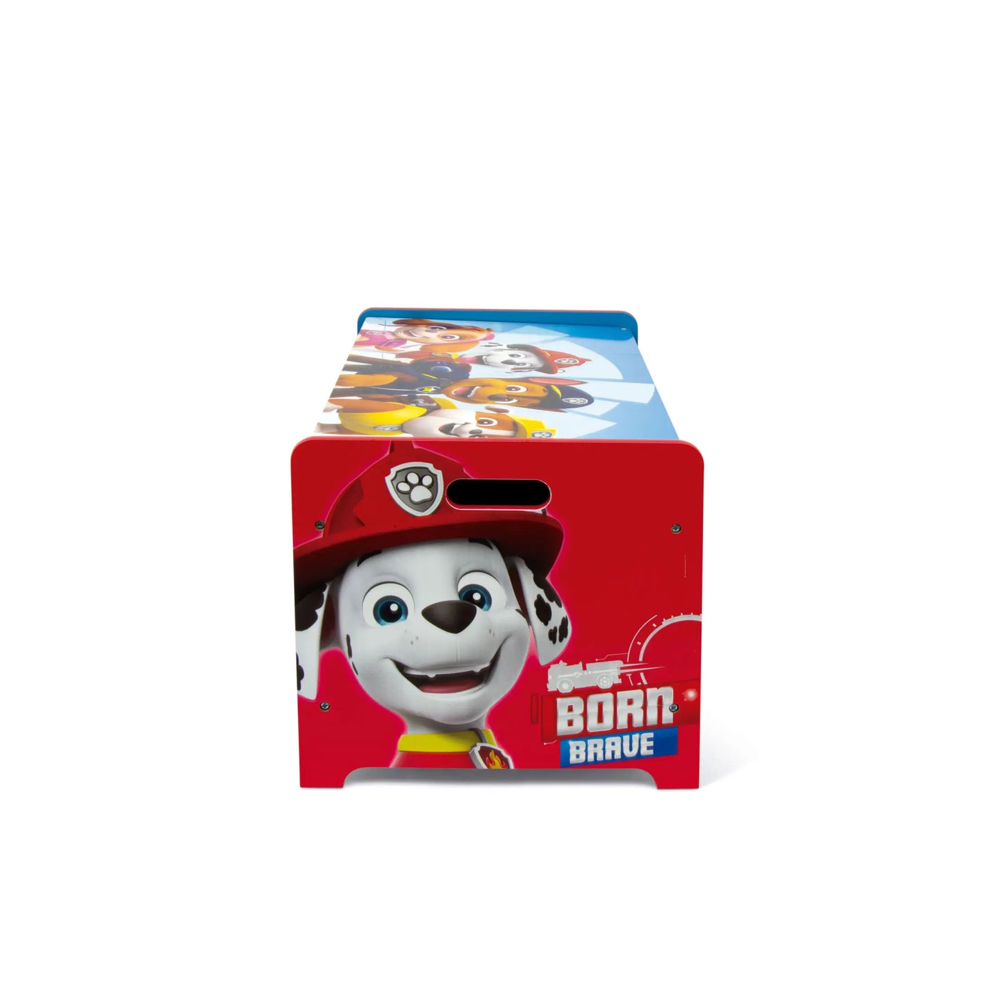 Banco infantil para juguetes de la Patrulla Canina