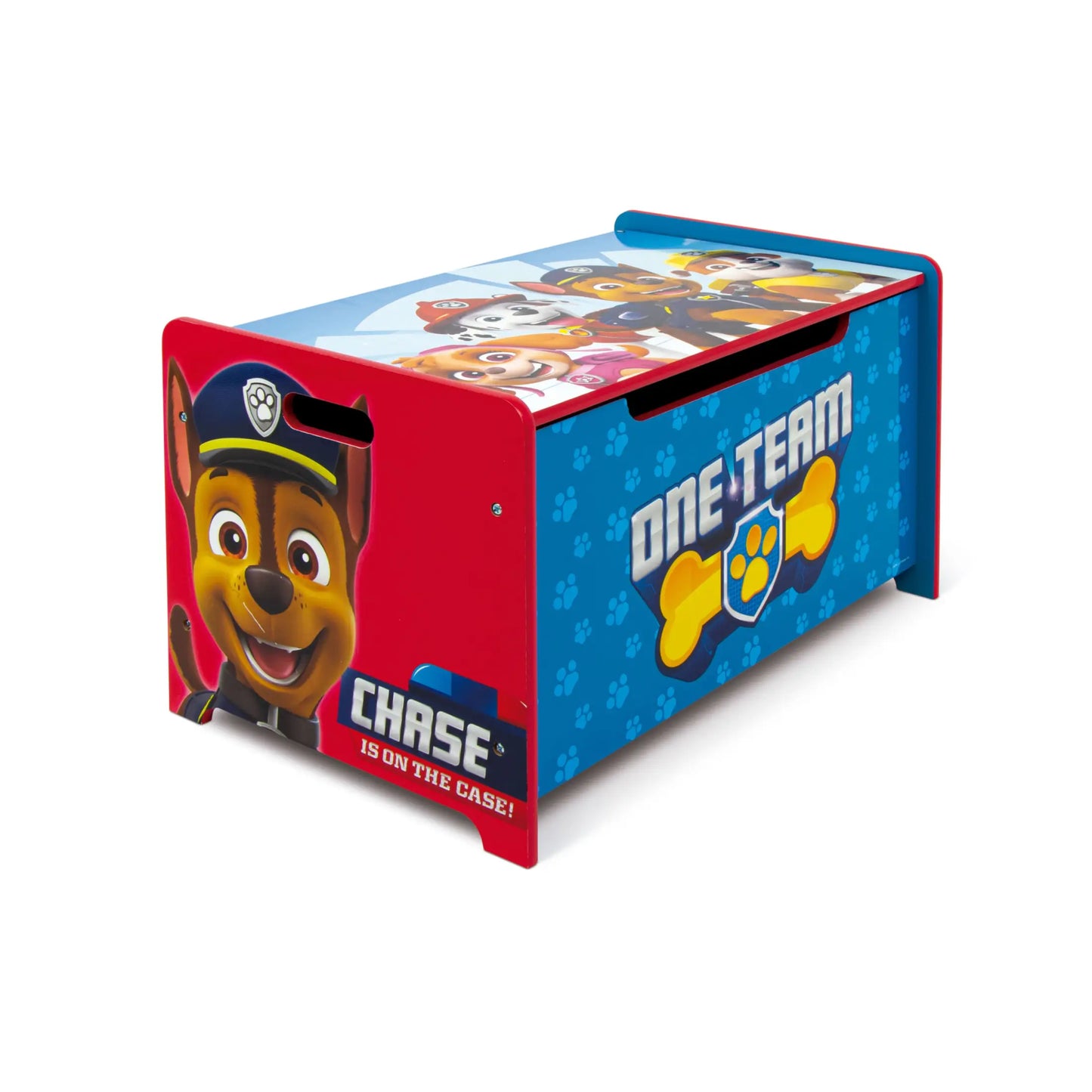 Banco infantil para juguetes de la Patrulla Canina