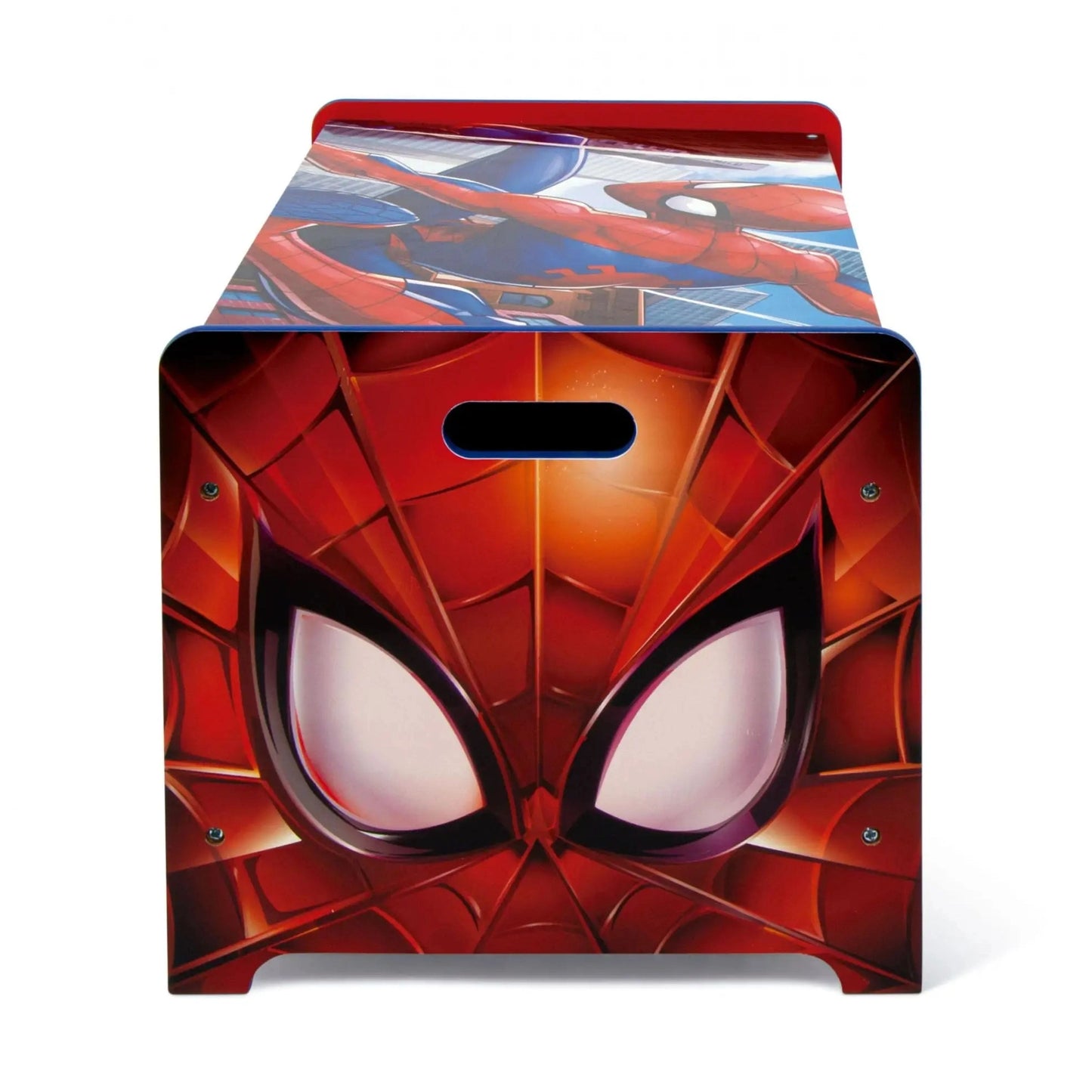 Banco infantil para juguetes de Spiderman