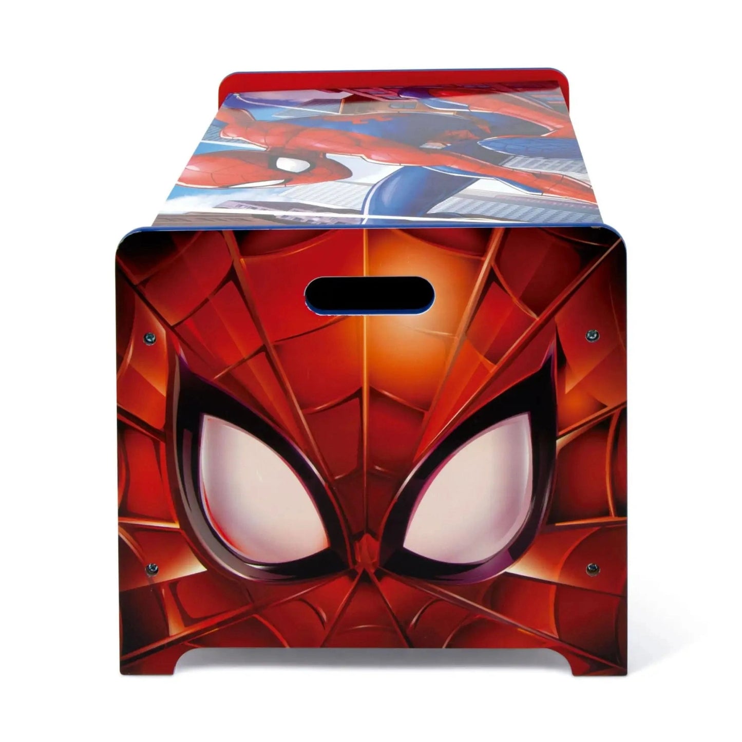 Banco infantil para juguetes de Spiderman