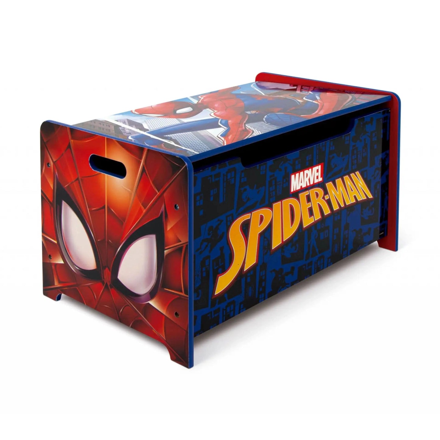 Banco infantil para juguetes de Spiderman