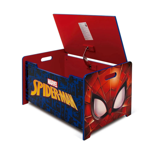 Banco infantil para juguetes de Spiderman