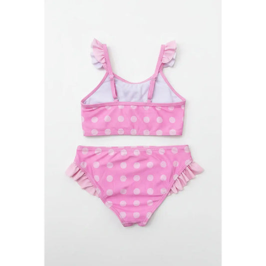Bikini Minnie Mouse rosa lunares Disney infantil talla 7/8 años - Bañador
