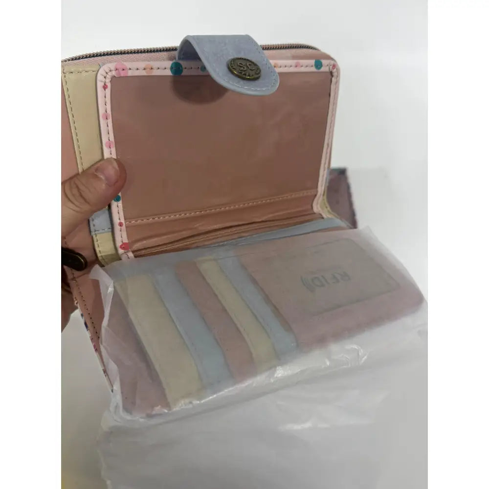 Billetera Cartera Mujer Sweet Candy Rosa Mochila
