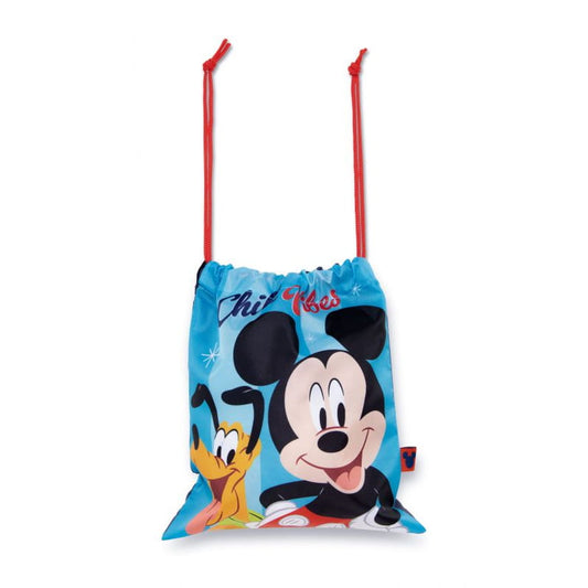 Bolsa almuerzo o merienda Mickey Mouse Disney 26x22cm saco de cuerdas