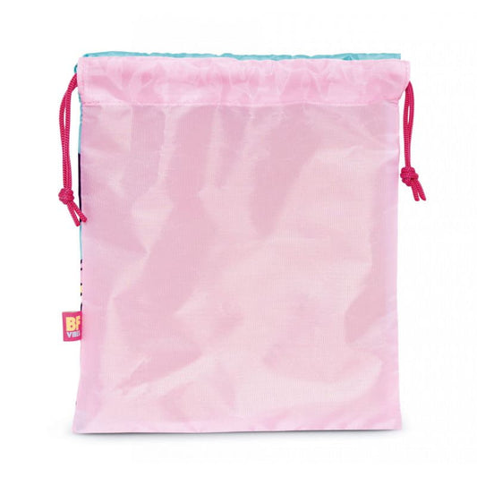 Bolsa almuerzo o merienda Minnie Mouse y Daisy Disney 26x22cm saco de cuerdas