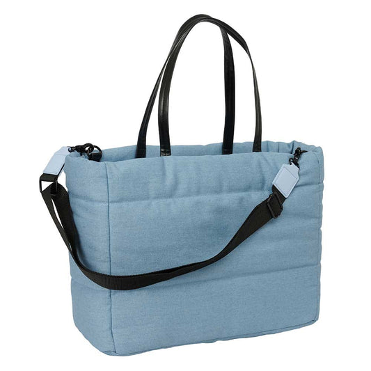 Bolso con bolsillo para portátil 14,1’’ K-POP Demon Hunters - Huntrix azul 40x17x31cm - Mochila