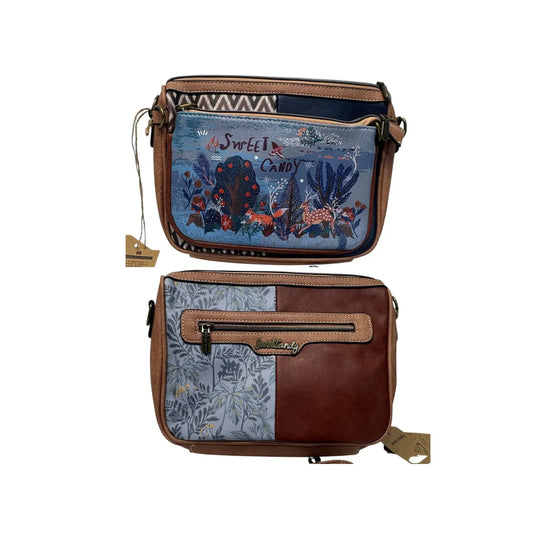 Bolso dos en uno bolso y monedero Mujer Sweet Candy Azul - Mochila