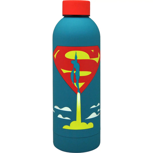 Botella acero inoxidable tacto suave Superman 700ml