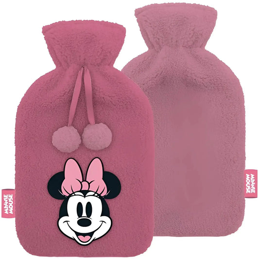 Botella de agua caliente bordada Minnie Mouse 1,5 litros - Bolsas