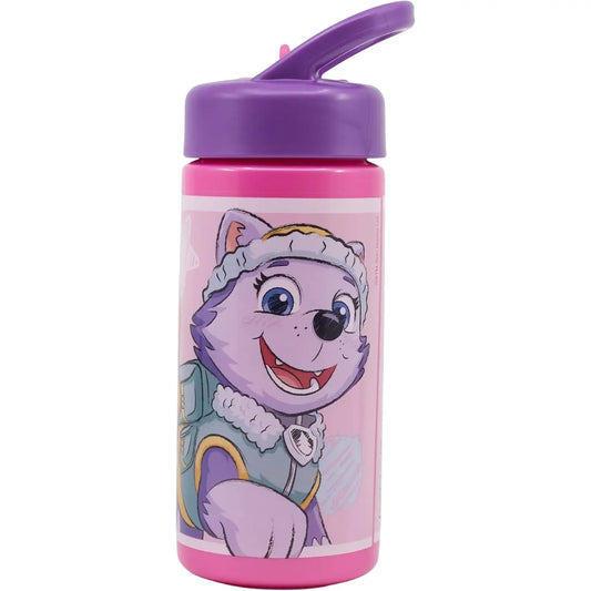 Botella de agua deportiva con pajita y asa Patrulla canina Sky Everest 410ml