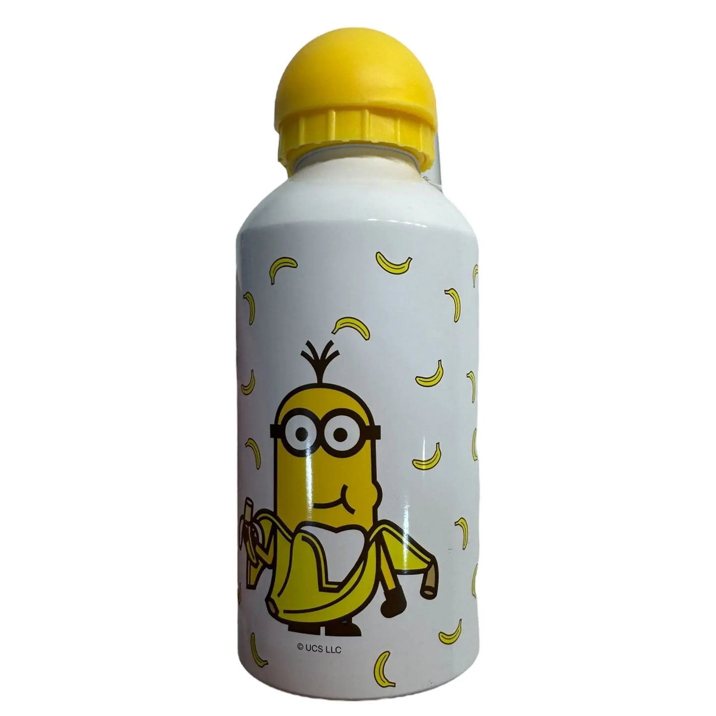 Botella aluminio Minions tapón amarillo - botella minions