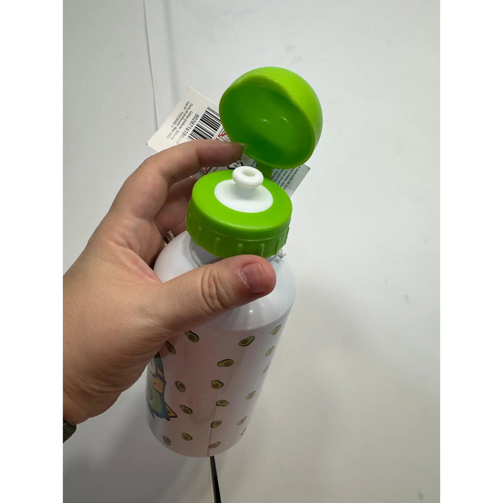 Botella aluminio Minions tapón verde - botella minions