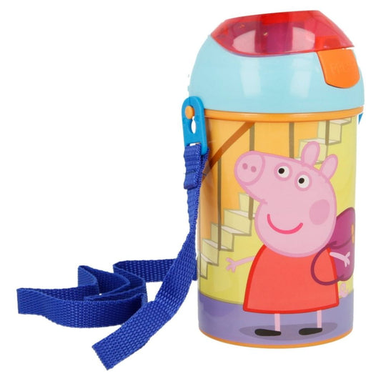 Botella Cantimplora de agua infantil PEPPA PIG 450ML