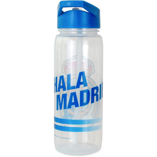 Botella cantimplora plástico REAL MADRID 600ml - Ideal Cole y Excursiones - agua