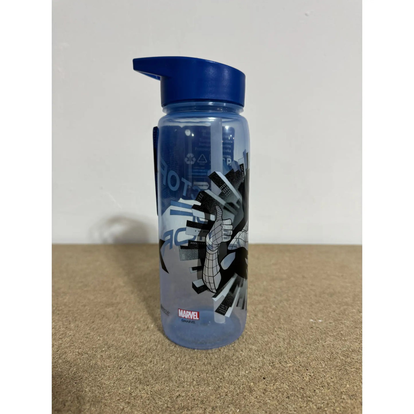Botella cantimplora plástico Spiderman 600ml - agua