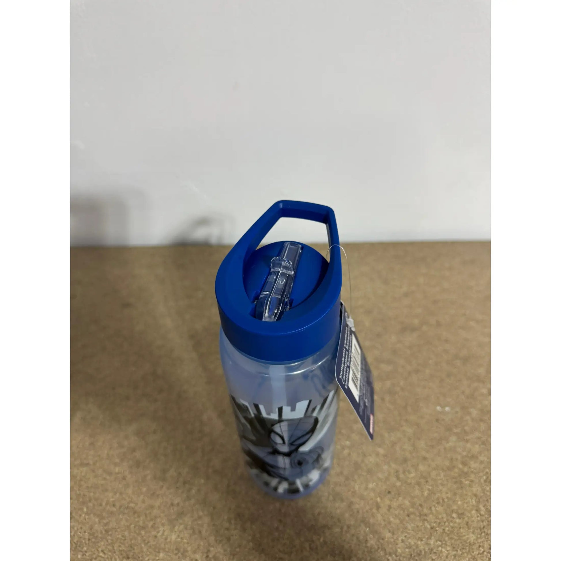 Botella cantimplora plástico Spiderman 600ml - agua