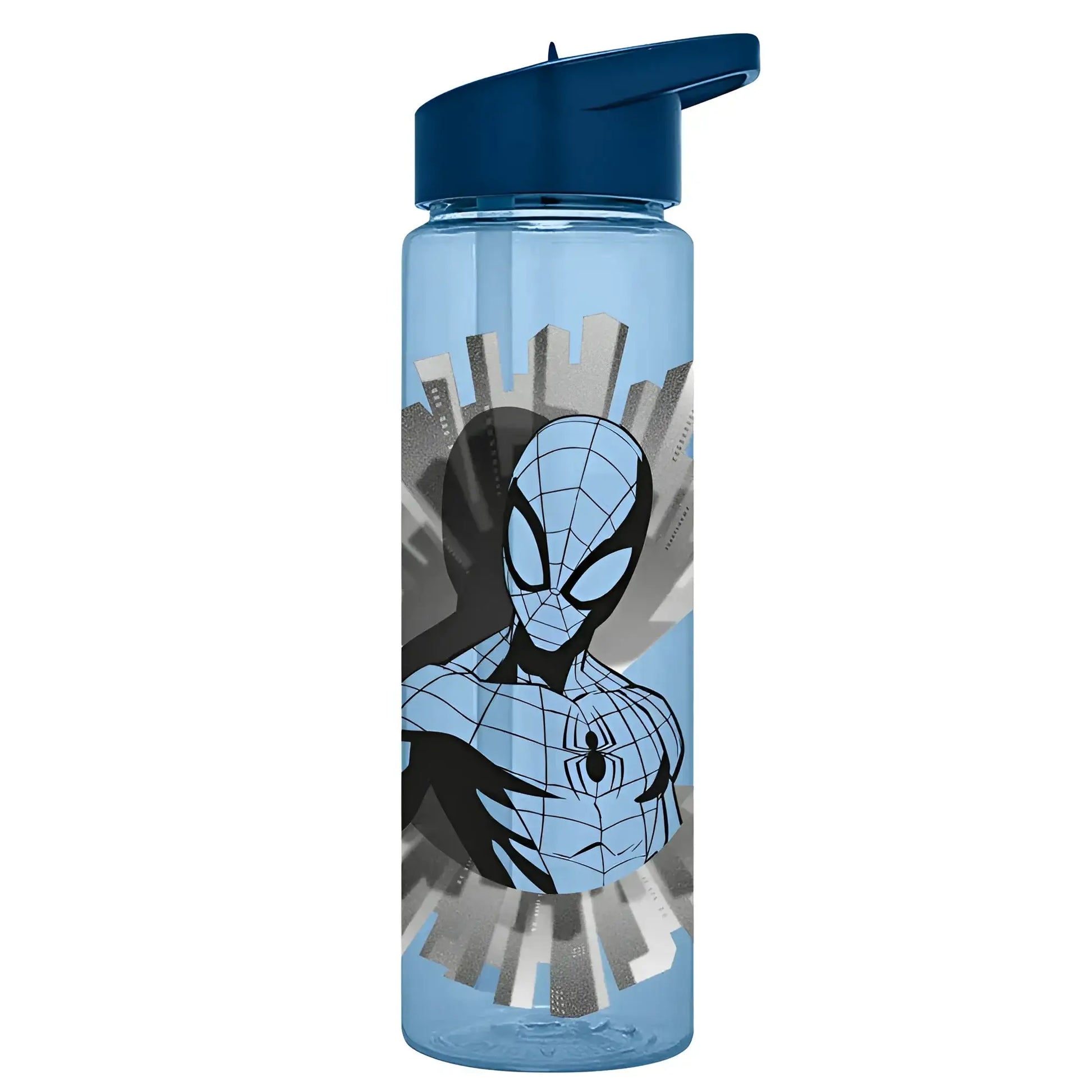 Botella cantimplora plástico Spiderman 600ml - agua