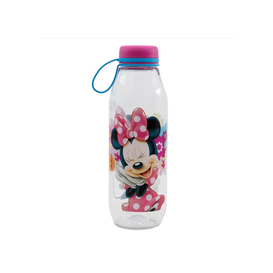 Botella MINNIE MOUSE plástico 650ml con colgador