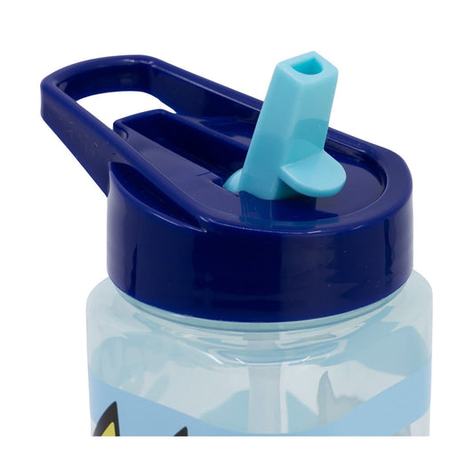 Botella square 510ml Bluey con pajita