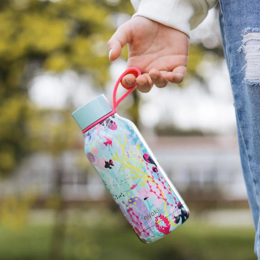 Botella térmica QUOKKA KIDS UNDERWATER 330ml para niños infantil de acero inoxidable