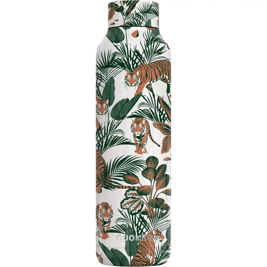Botella térmica Quokka Solid Tigers 630ml mantiene frío y calor para todo tipo de bebidas niños adultos acero inoxidable