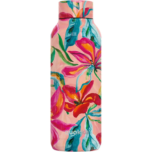 Botella térmica QUOKKA SOLID TROPICAL BLOOM 510ml