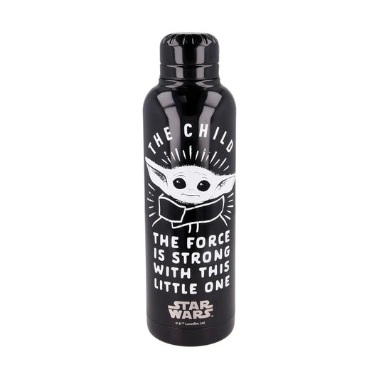 Botella termo acero inoxidable 515ml con tapa de Baby Yoda Star Wars