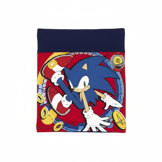 Braga de cuello infantil coralina SONIC erizo Azul