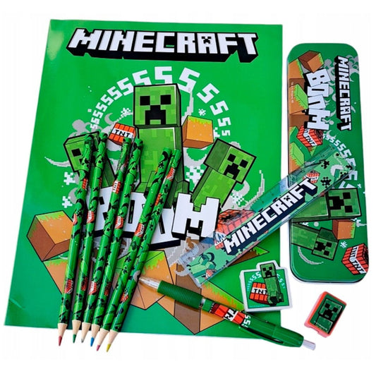 Bumper con papelería de Minecraft ’Boom’ - Estuche