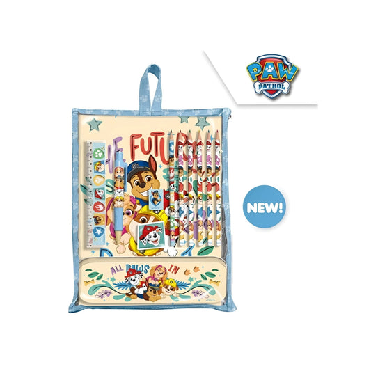 Bumper con papelería de PATRULLA CANINA - Material Escolar Infantil - Estuche