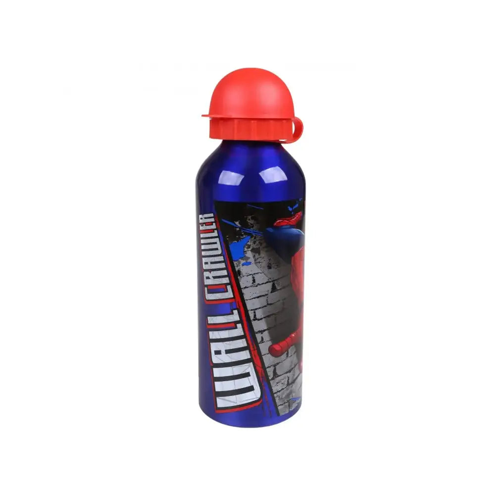 Cantimplora aluminio 500ml + Sandwichera Spiderman Set Botella