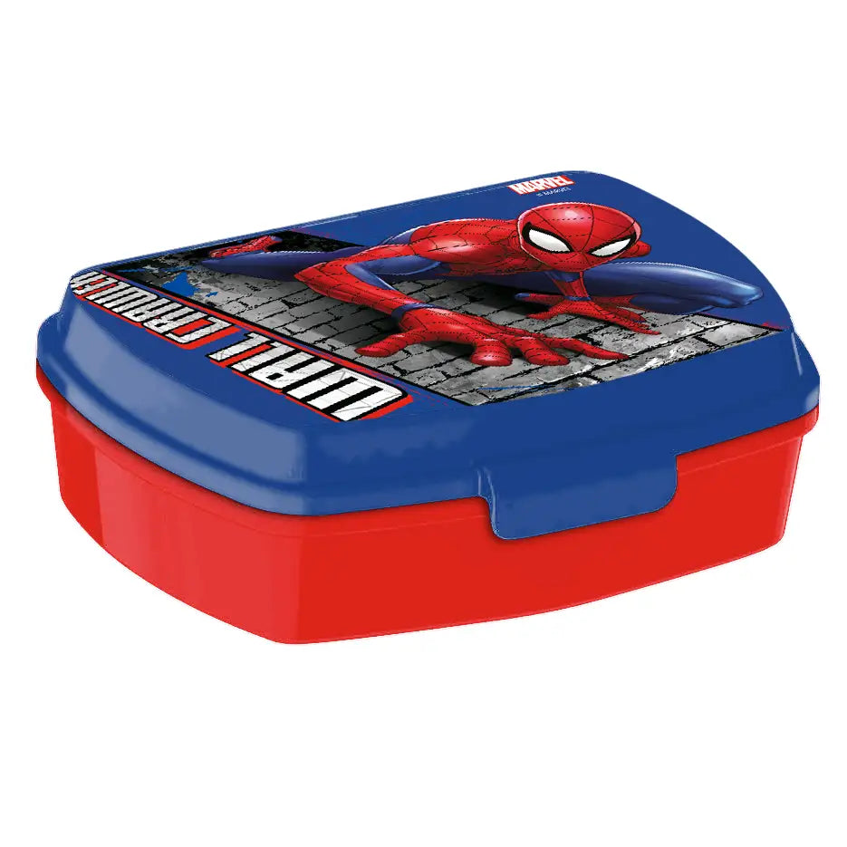 Cantimplora aluminio 500ml + Sandwichera Spiderman Set Botella