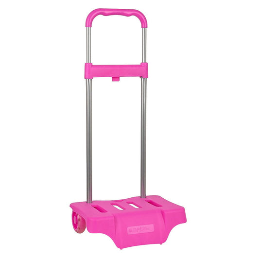 Carro fucsia 905 para mochilas de hasta 32x16x44cm - carro mochila