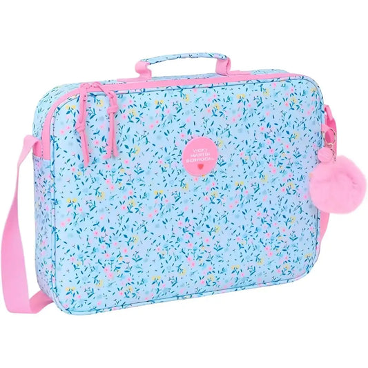 Cartera maletín extraescolares VICKY MARTÍN BERROCAL PARAÍSO 38x6x28 cm - Mochila