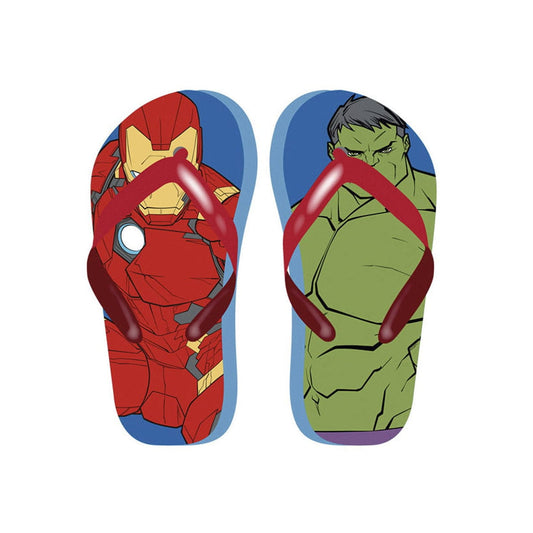 Chanclas sandalias infantiles Marvel Avengers Iron Man y Hulk 29/30